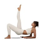 Alo Women's Alosoft High-Waist 7/8 Highlight Legging - Bone