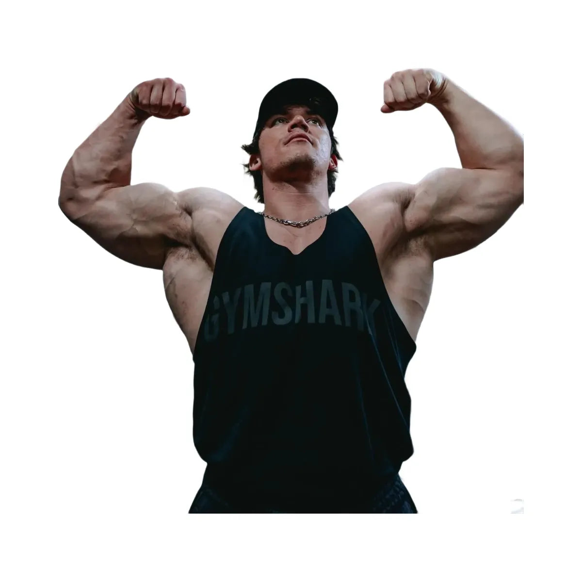 Gymshark Power Stringer - Black/Asphalt Grey