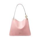 Michael Kors Christina Large Pebbled Leather Shoulder Bag Powder Blush