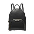 Michael Kors Jaycee Medium Pebbled Leather Backpack Black