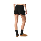 Alo Women's Cashmere High-Waist Plush Waffle Short - Black