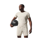 Alo Men's Conquer Reform Crewneck Short Sleeve - Bone