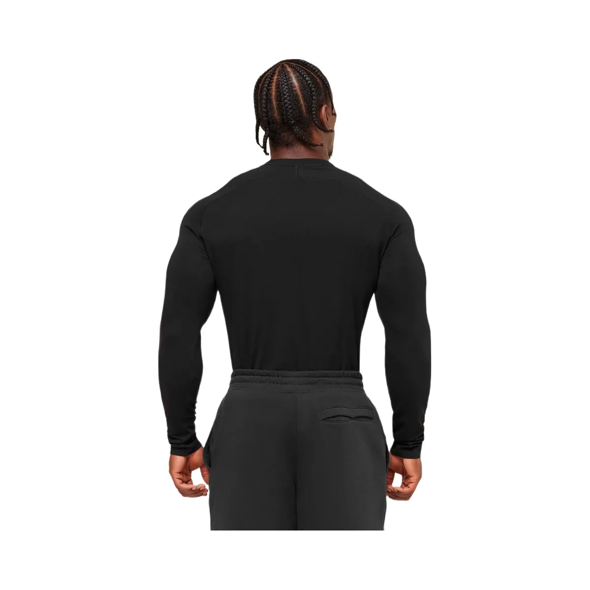 Gymshark Prime Long Sleeve T-Shirt - Black/Vivid Red