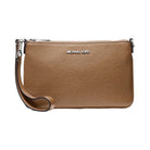 Michael Kors Jet Set Small Pebbled Leather Convertible Wristlet Driftwood