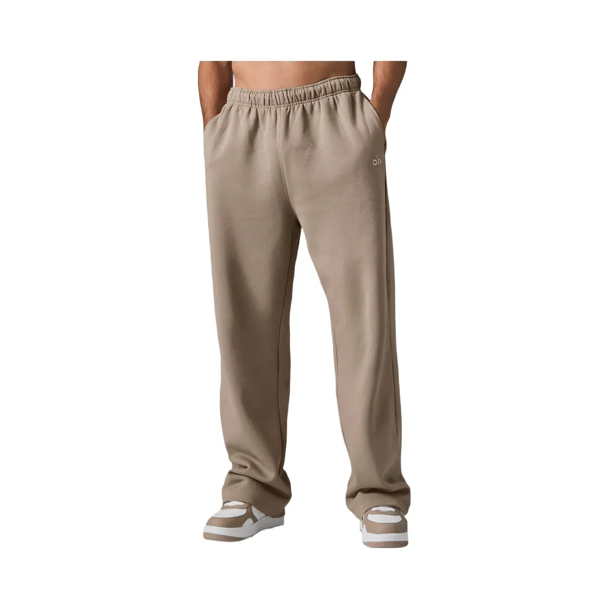 Alo Men's Accolade Straight Leg Sweatpant - Gravel