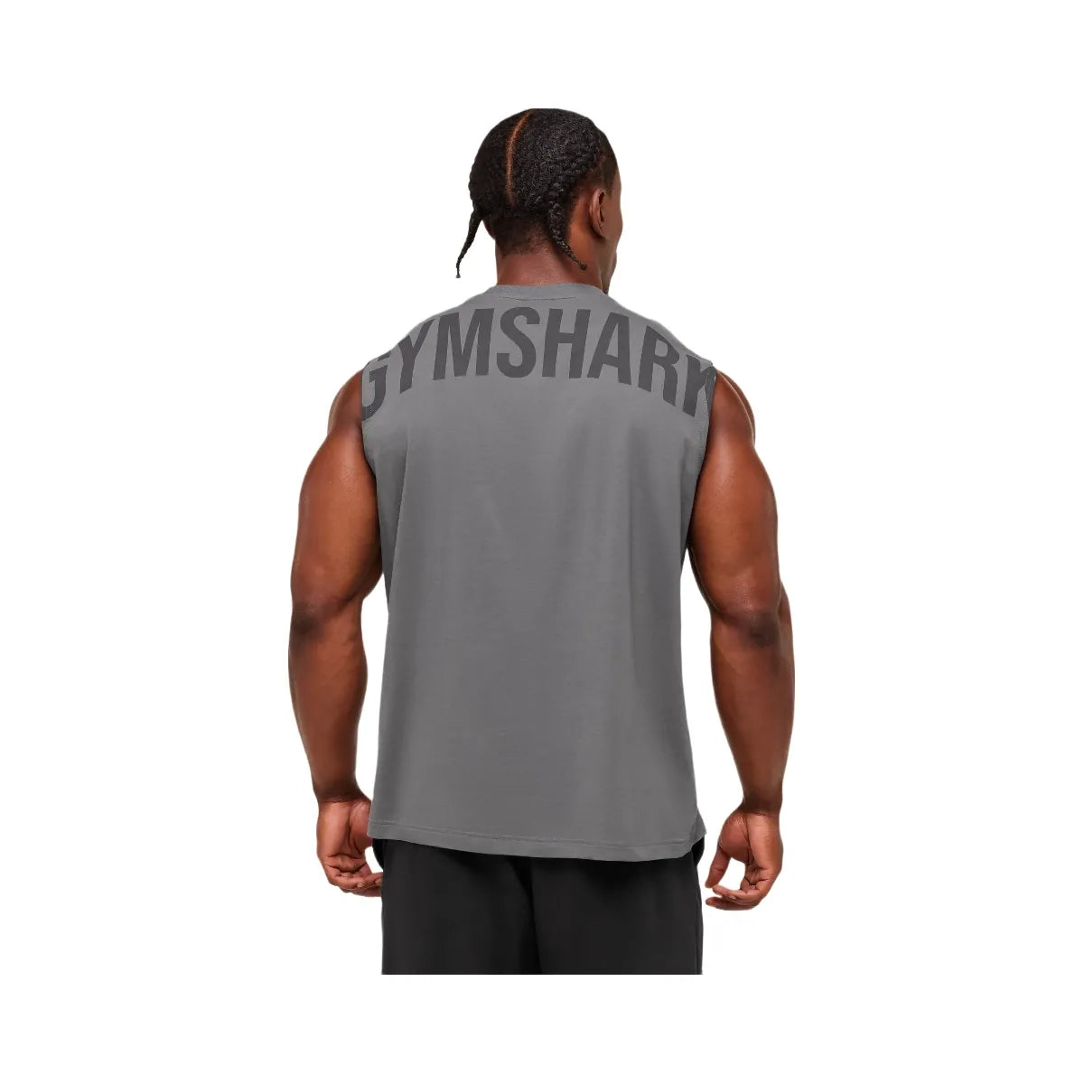 Gymshark Power Cut Off Tank - Dark Grey