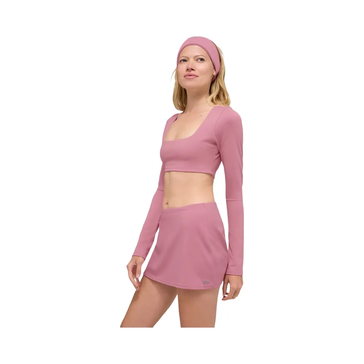 Alo Women's Softsculpt Precision Long Sleeve Bra - Pink Wild Rose