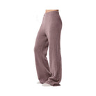 Alo Women's Cashmere High-Waist Plush Waffle Pant - Mushroom Heather