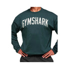 Gymshark Worn Graphic Long Sleeve T-Shirt - Deep Petrol Blue