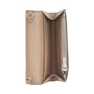 Coach Mini Envelope Wallet With Strap Embossed Crocodile-Silver-Stone