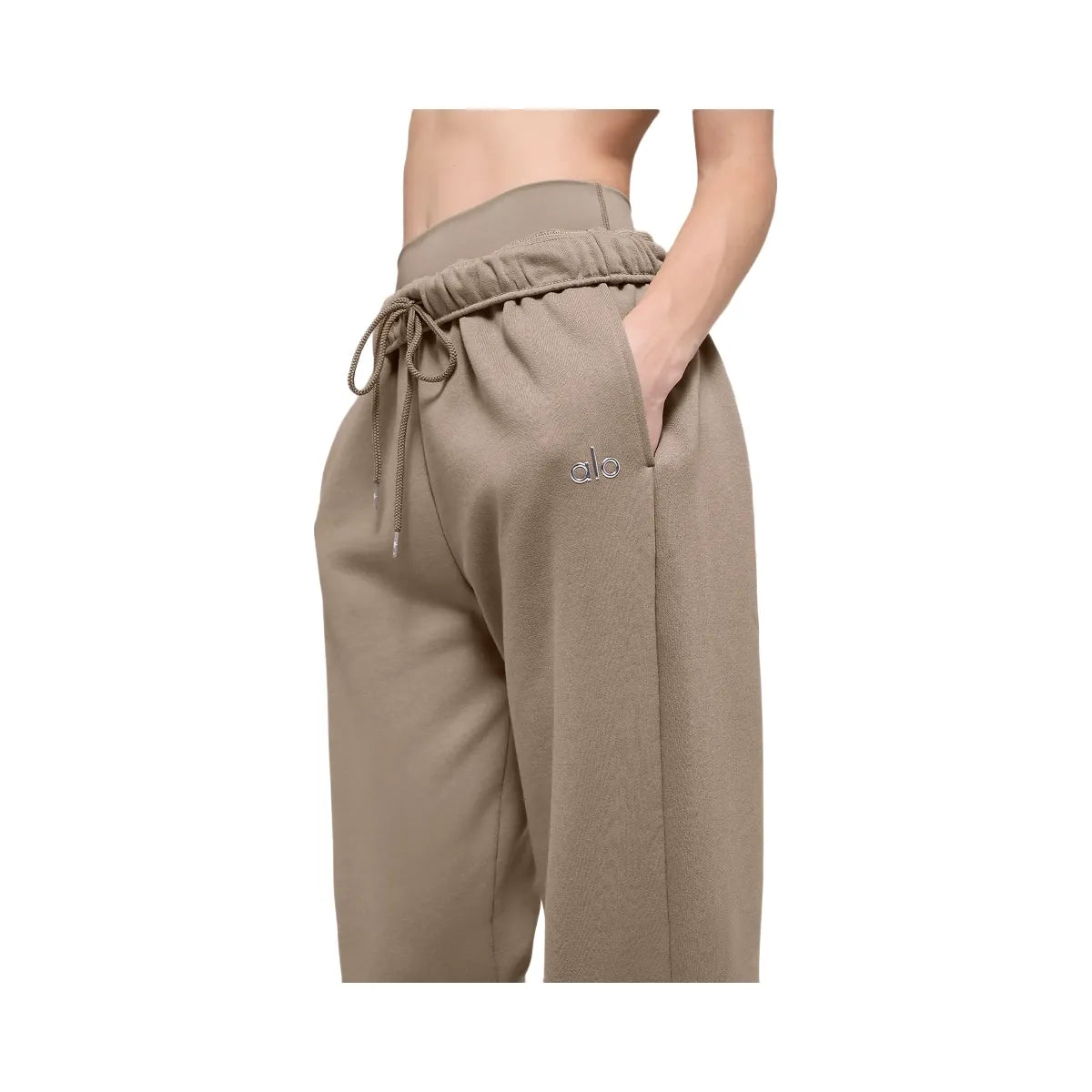 Alo Accolade Straight Leg Sweatpant - Gravel
