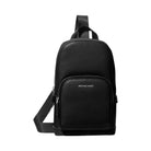 Michael Kors Cooper Pebbled Leather Sling Pack Black