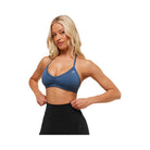 Gymshark Minimal Halterneck Sports Bra - Compound Blue
