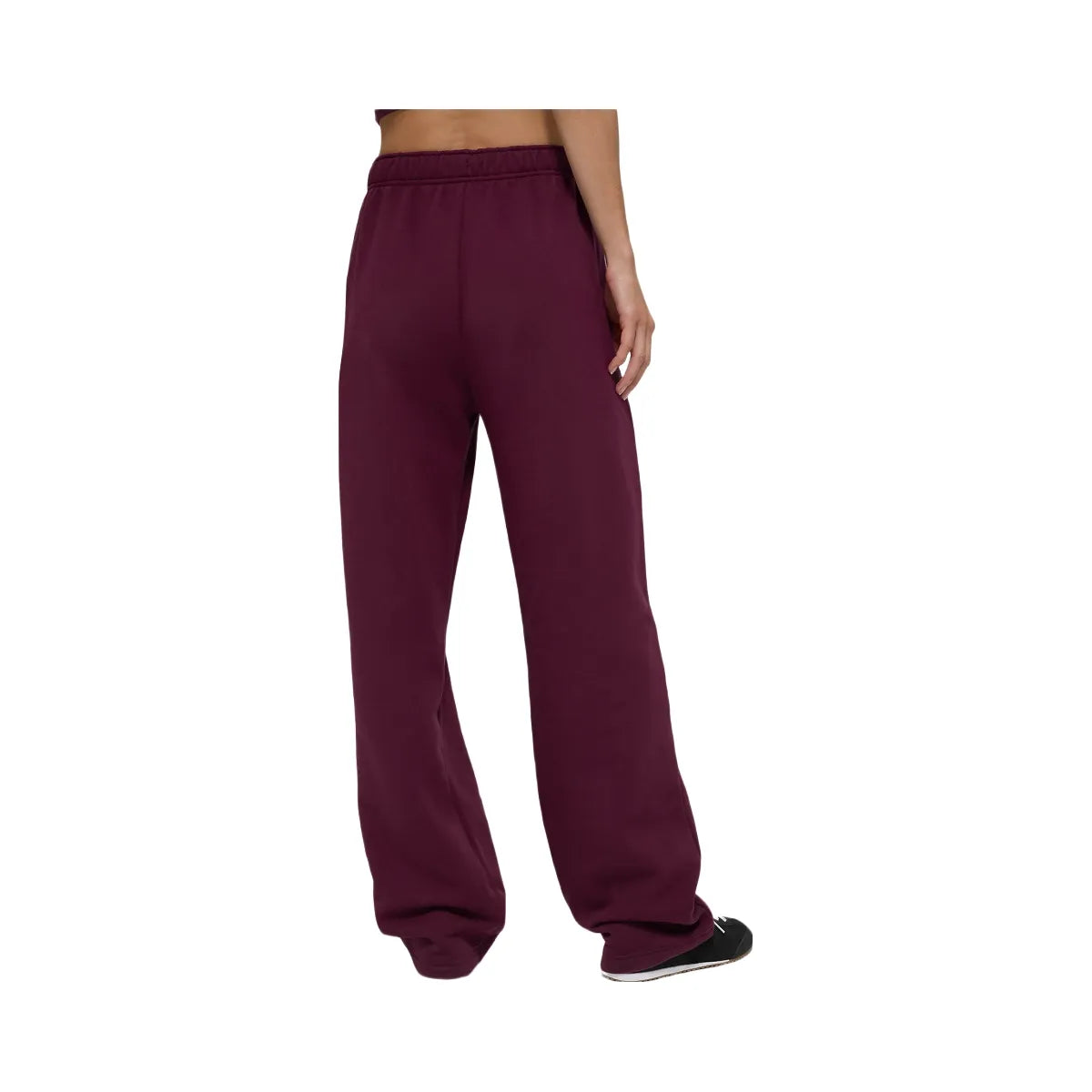 Alo Women's Accolade Straight Leg Sweatpant - Burgundy