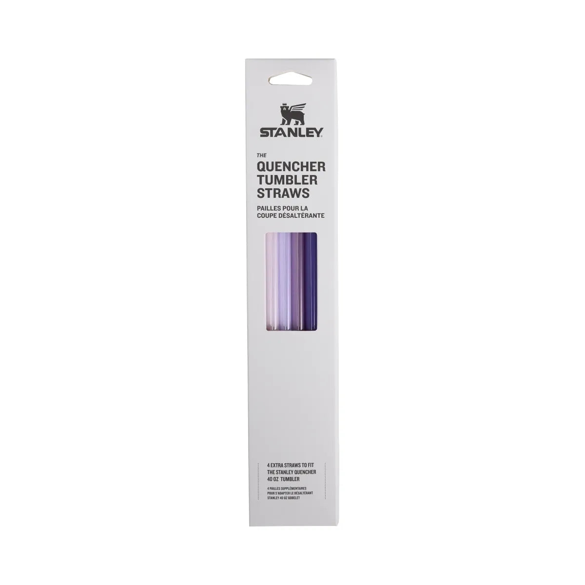Stanley Adventure Quencher Travel Tumbler Straws 40OZ Purple
