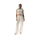 Alo Women's Winter Magic Cashmere Wide Leg Pant - Ivory