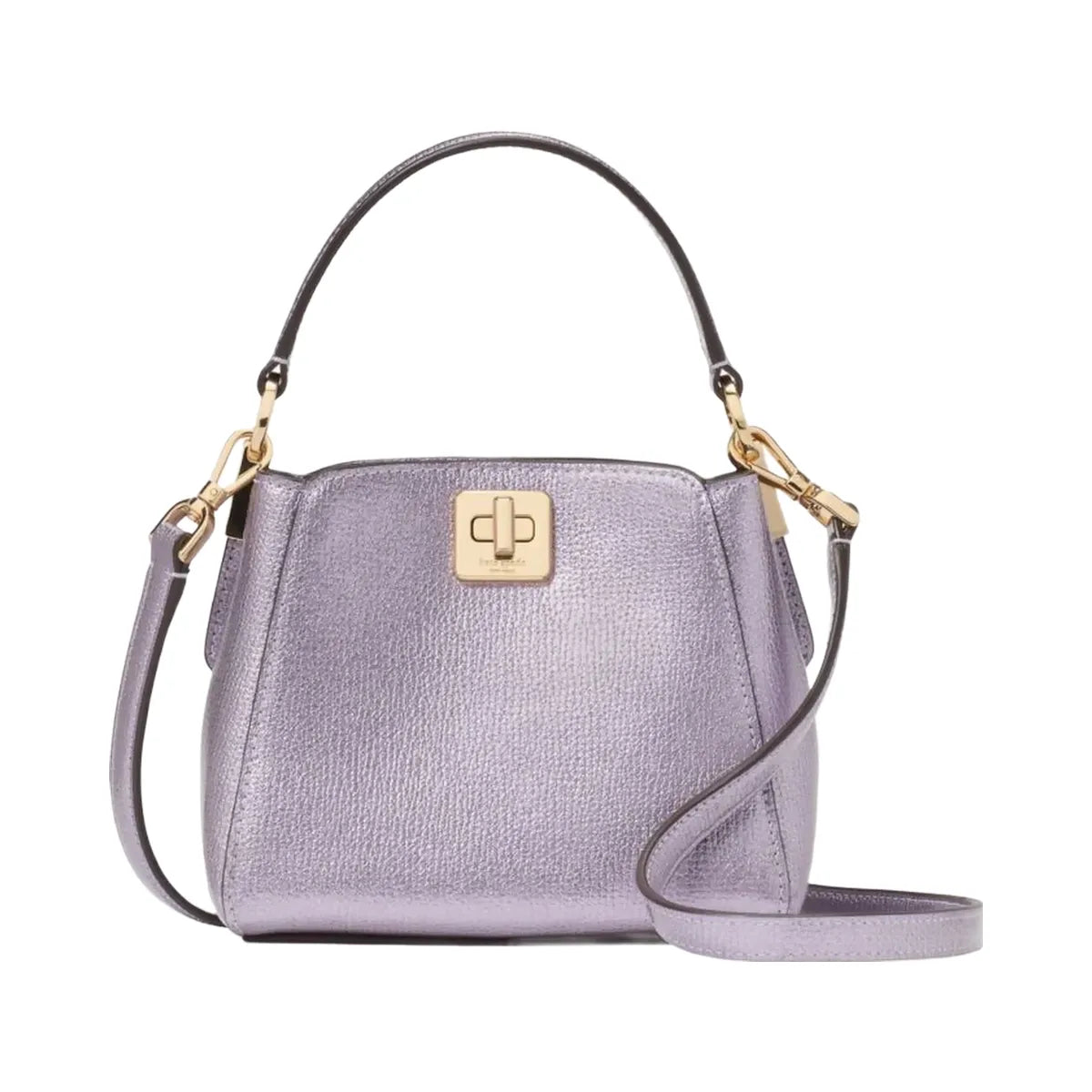 Kate Spade Phoebe Metallic Mini Top Handle Crossbody Light Candied Flower