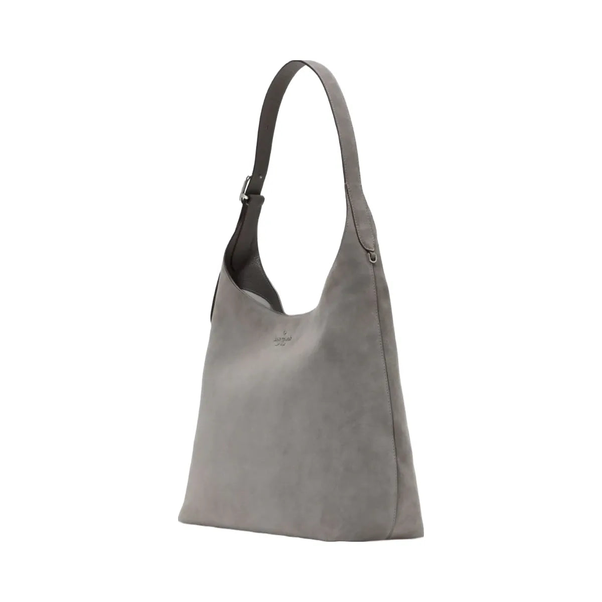 Kate Spade 454 Suede Large Shoulder Bag Hare Grey