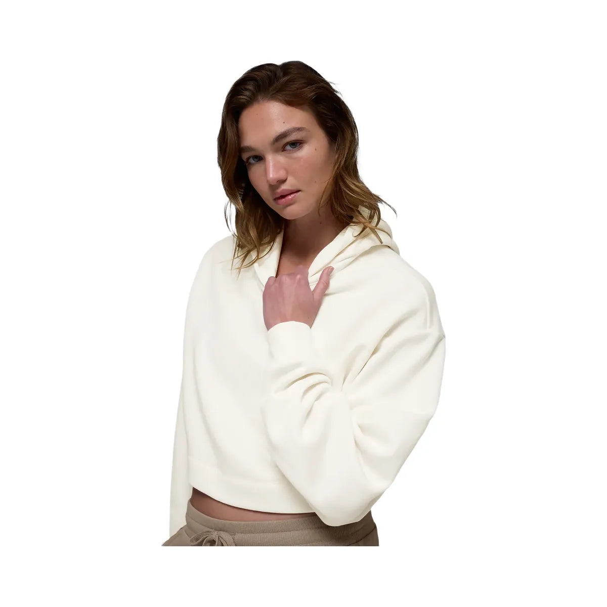 Alo Women's Bae Hoodie - Ivory