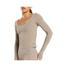 Gymshark Elevate Long Sleeve Top - Lifestyle Brown