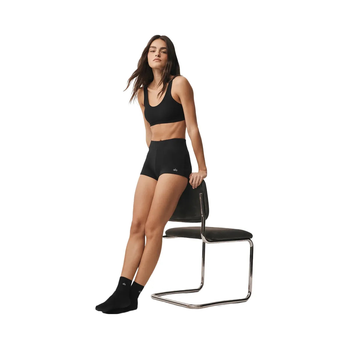 Alo Women's Sway My Way Micro Short - Black