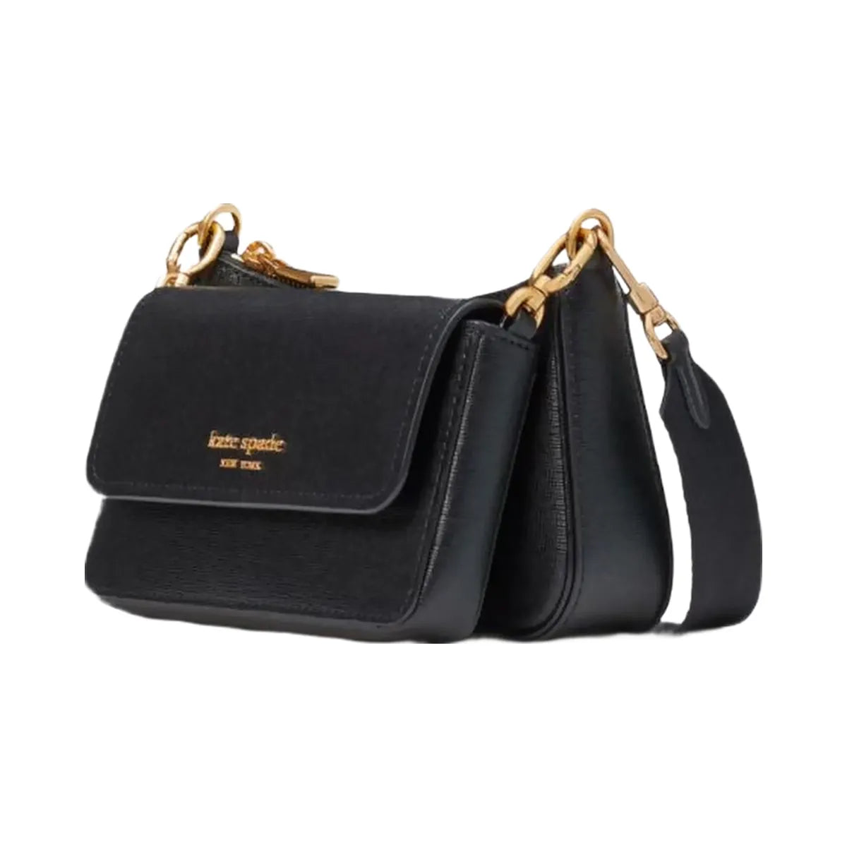 Kate Spade Double Up Crossbody Black