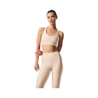 Alo Women's Airlift Suit Up Bra - Macadamia/White
