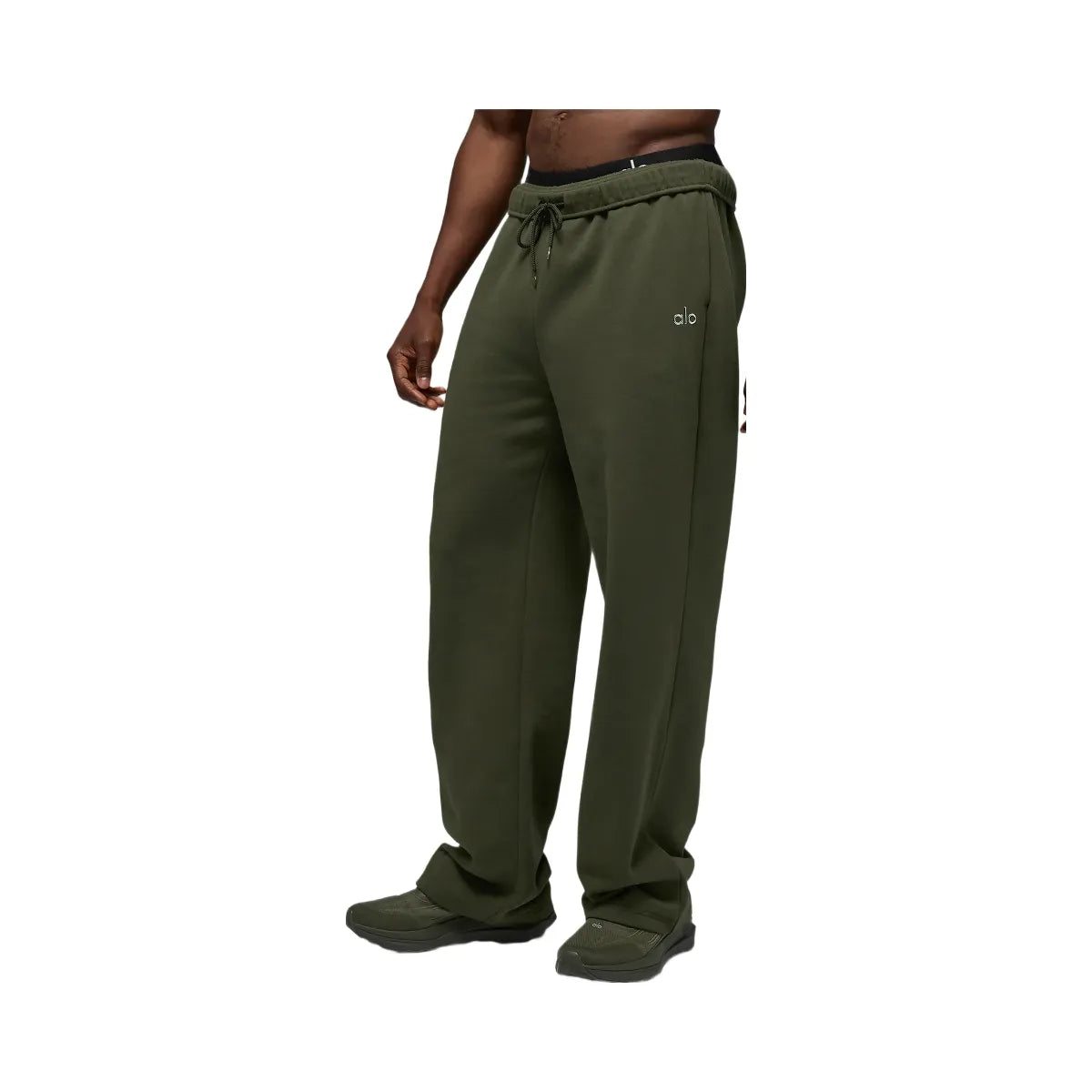 Alo Men's Accolade Straight Leg Sweatpant - Green Olive