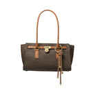 Michael Kors Hamilton Moderne Small Signature Logo Satchel Brn-Acorn