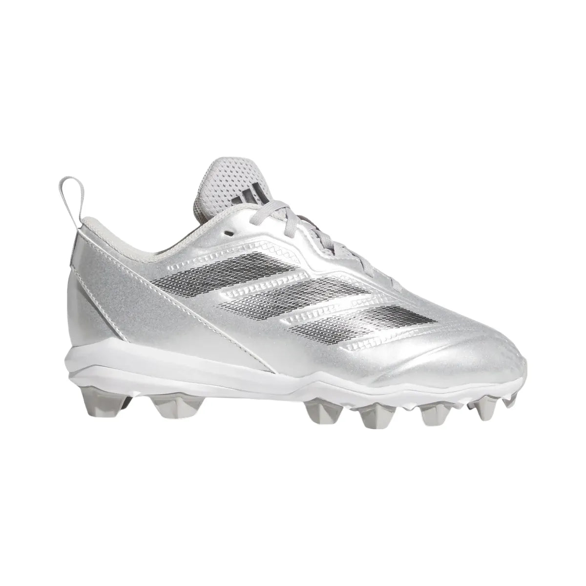 Adidas Adizero Instinct Md Silver Speed Silver Metallic Core Black Grey Two