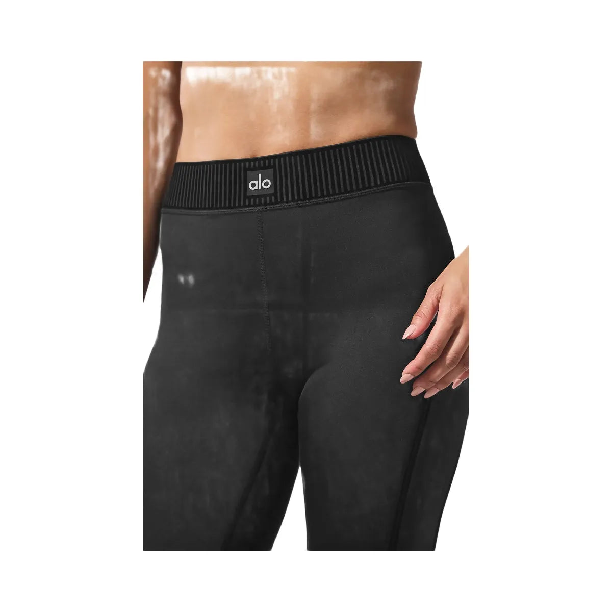 Alo Women's Airlift High-Waist Line Up Capri - Black