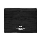 Coach Slim Id Card Case Novelty Leather-Silver-Black