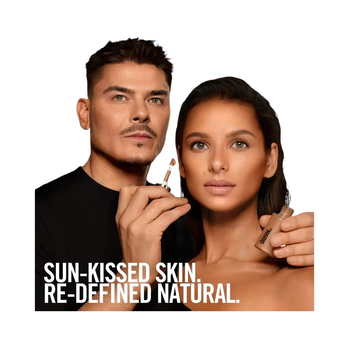 MAKEUP BY MARIO Softsculpt Multi-Use Bronzing & Shaping Serum with Hyaluronic Acid - Light Medium