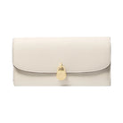 Michael Kors Hamilton Large Leather Continental Wallet Lt Cream