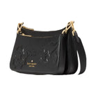 Kate Spade Duet Floral Applique Small Crossbody Black