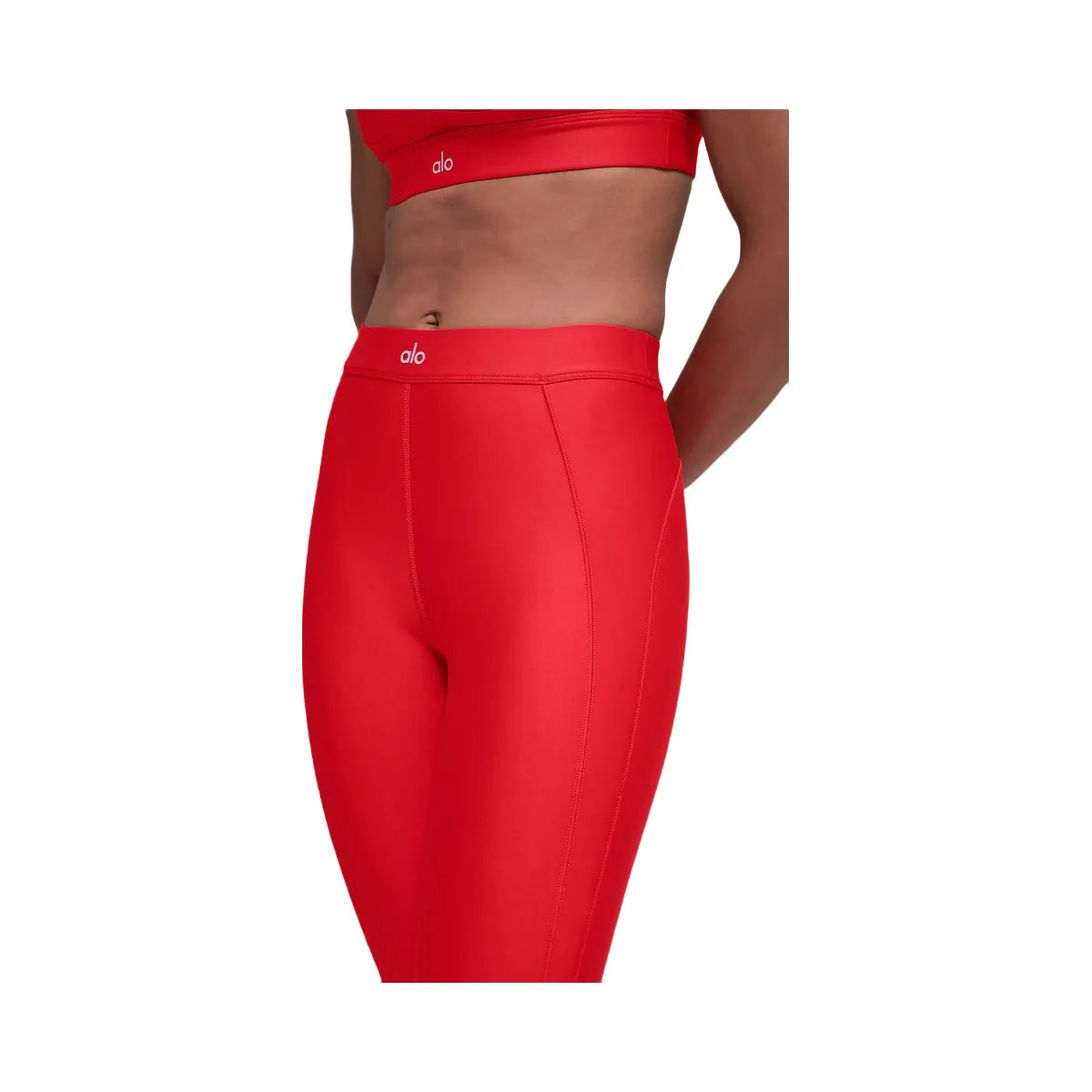 Alo Women's Airlift High-Waist Ignite 7/8 Legging - Bright Red