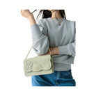 Kate Spade Madison Floral Applique Willow Mini Crossbody Sage Bundle