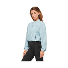Gymshark Waffle Midi Zip Up Jacket - Smoke Blue