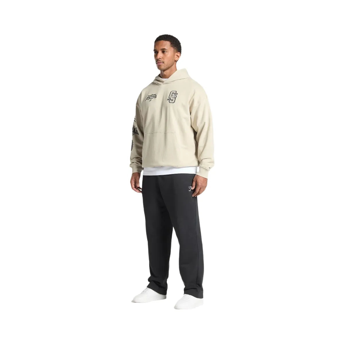 Gymshark Lifting Essentials Hoodie - Pebble Grey