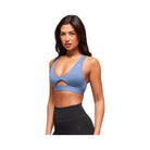 Gymshark Peek A Boo Sports Bra - Worn Blue