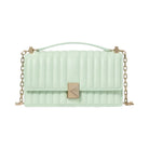 Kate Spade Deco Quilted Mini Flap Chain Crossbody Pistachio Ice