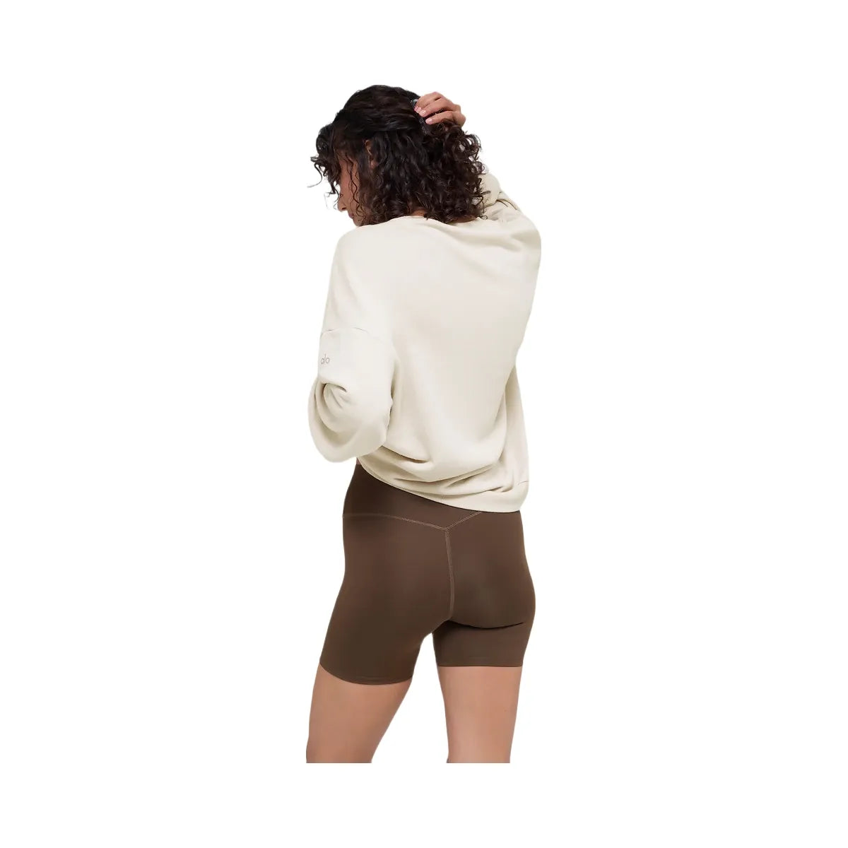 Alo Women's Chill Crew Neck Pullover - Bone