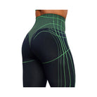 Gymshark Apex Seamless Leggings - Heavy Blue/Active Green