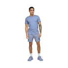 Alo Men's Conquer Reform Crewneck Short Sleeve - Winter Frost