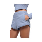 Alo Women's Polar Fleece Retreat Short - Winter Frost