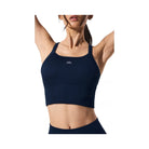 Alo Women's Seamless Ribbed Favorite Bra Tank - Navy