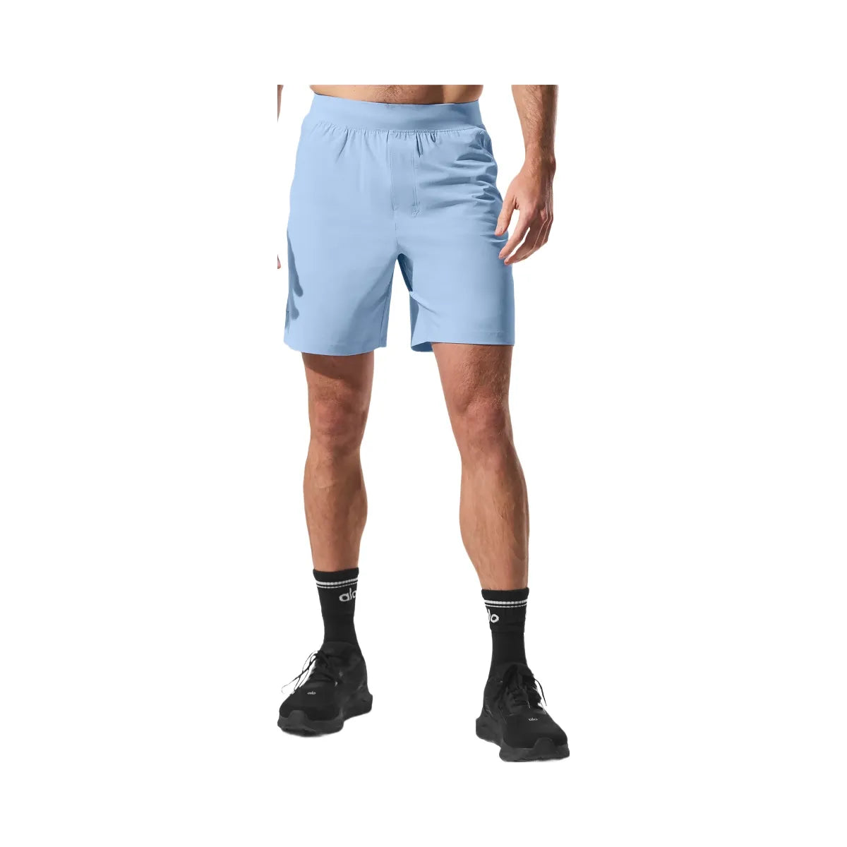 Alo Men's 7" Repetition Short - Seashell Blue