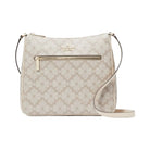 Kate Spade Signature Spade Flower Large Swingpack Crossbody Dark Beige Multi