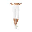 Alo Women's Airbrush V-Cut Define Capri - White