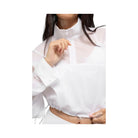 Alo Women's Cropped 1/4 Zip Aerial Pullover - White